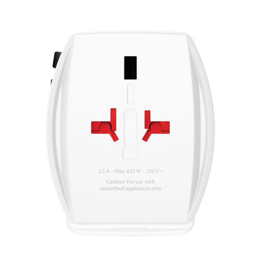 Skross MUV USB AC30PD White Retail, Weltweit