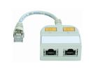TELEGÄRTNER T-Adapter, uitgang op 2x 10Base-T