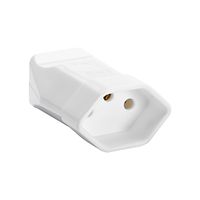 BACHMANN coupling CH, 10A, white, Switzerland