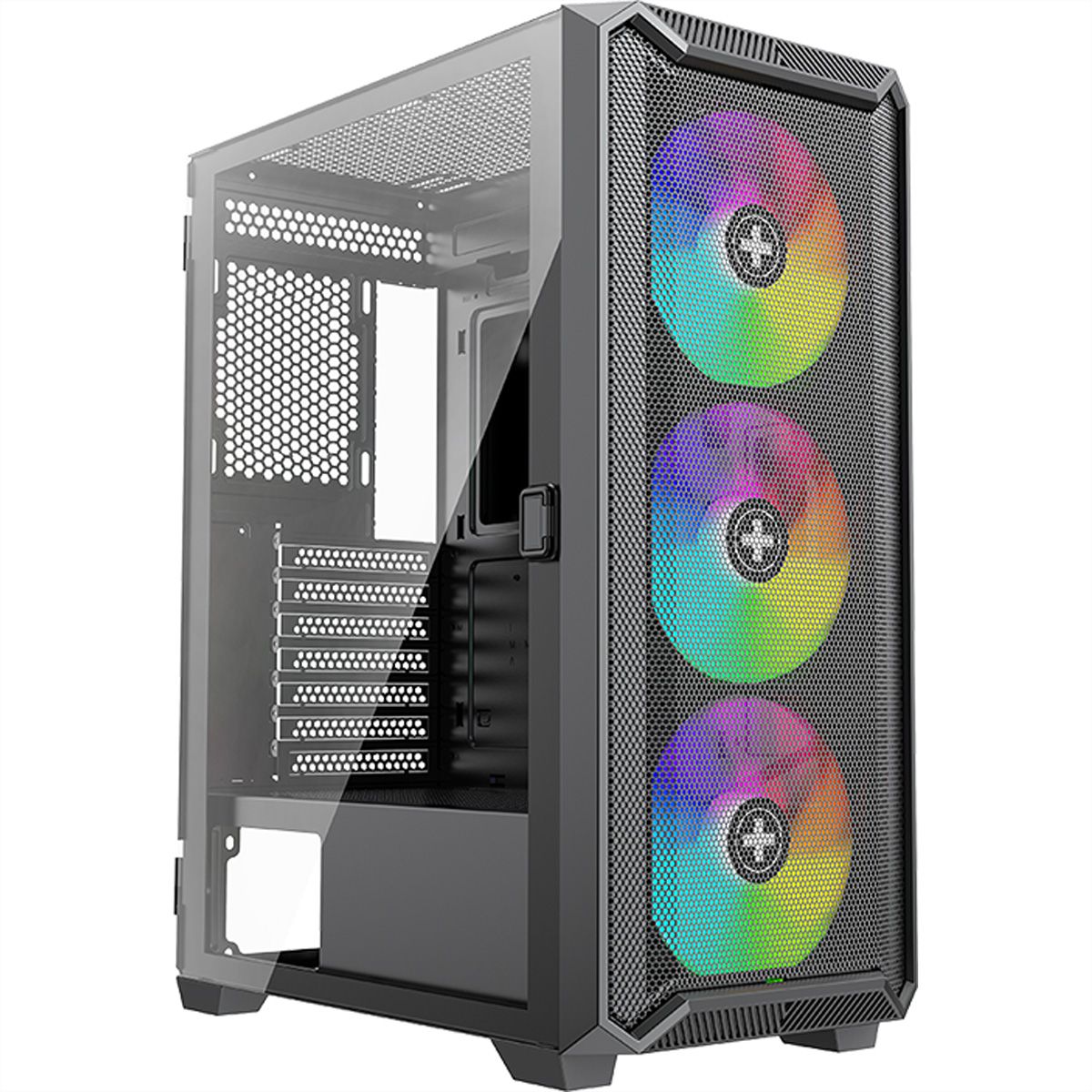 Xilence Xilent Blade II X613 RGB Gaming PC-behuizing , RGB ATX Midi Tower