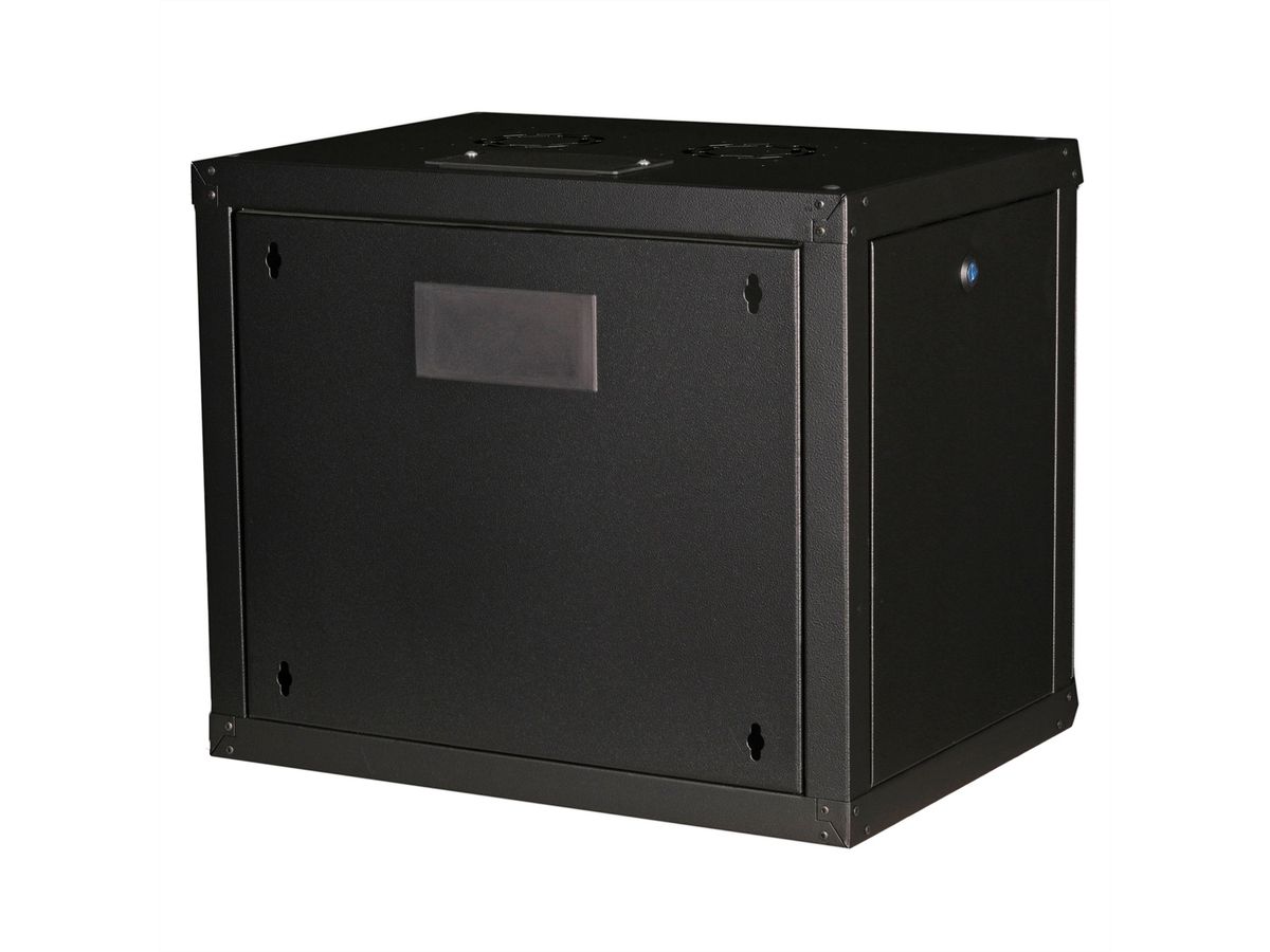 ROLINE 19-inch wandbehuizing Pro 9 U, 600x450 BxD zwart