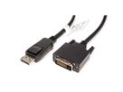 VALUE DisplayPort Cable, DP-DVI-D, M/M, black, 1 m