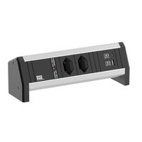 BACHMANN DESK 2xCH 0°, 1xUSB A/C 22W GST18 Switzerland