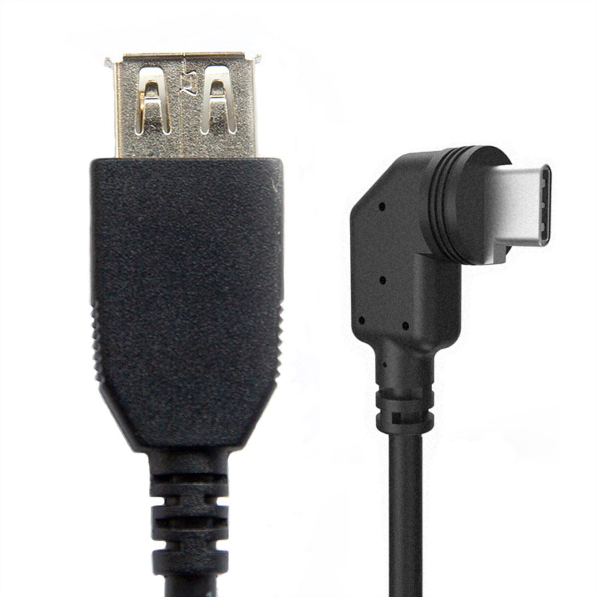 MOBOTIX 7 MiniUSB-C auf USB-A BU Kabel, abgewinkelt, 5m (für USB-Geräte/Sticks)