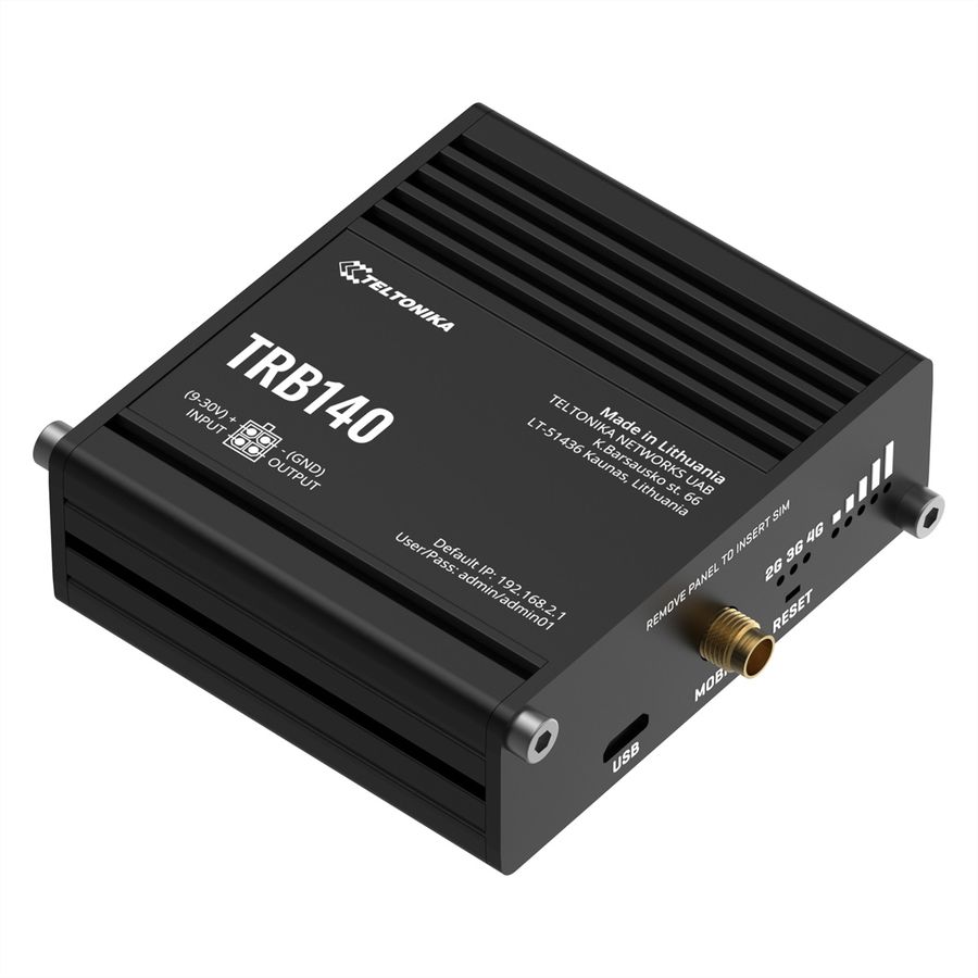 TELTONIKA TRB140 LTE/4G/3G/2G robuuste Industriële gateway