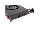 ROLINE 19" Fan unit with 2 fans, ON/OFF black