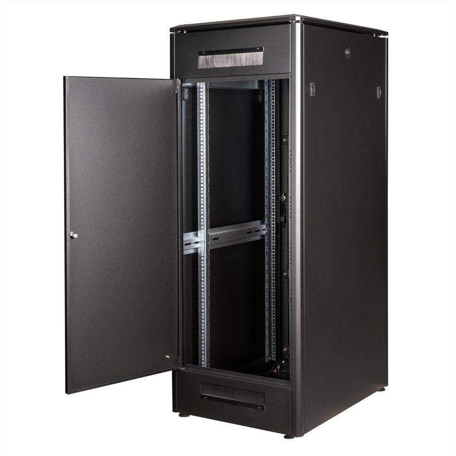 ROLINE 19-inch netwerkkast Pro 32 U , 600x800 BxD Glazen deur zwart
