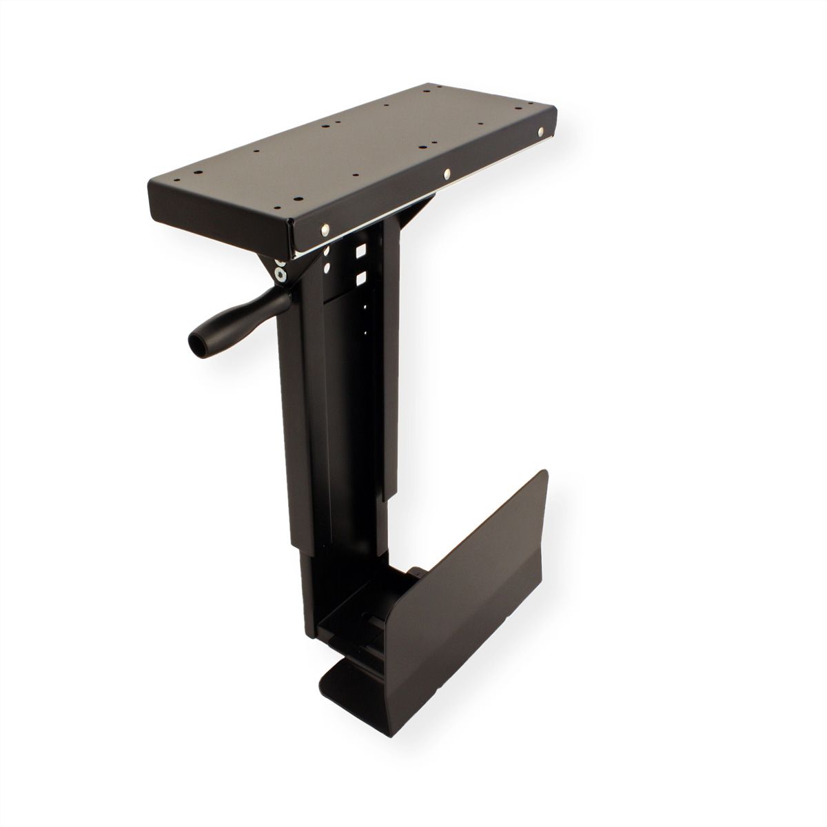 ROLINE Slim PC houder, uittrekbaar, draaibaar, zwart