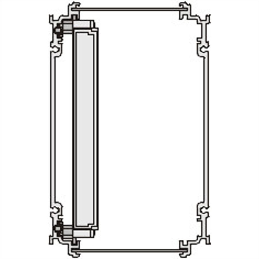 SCHROFF frame insteekmodule printplaathouder voor slot 1, 5 paar