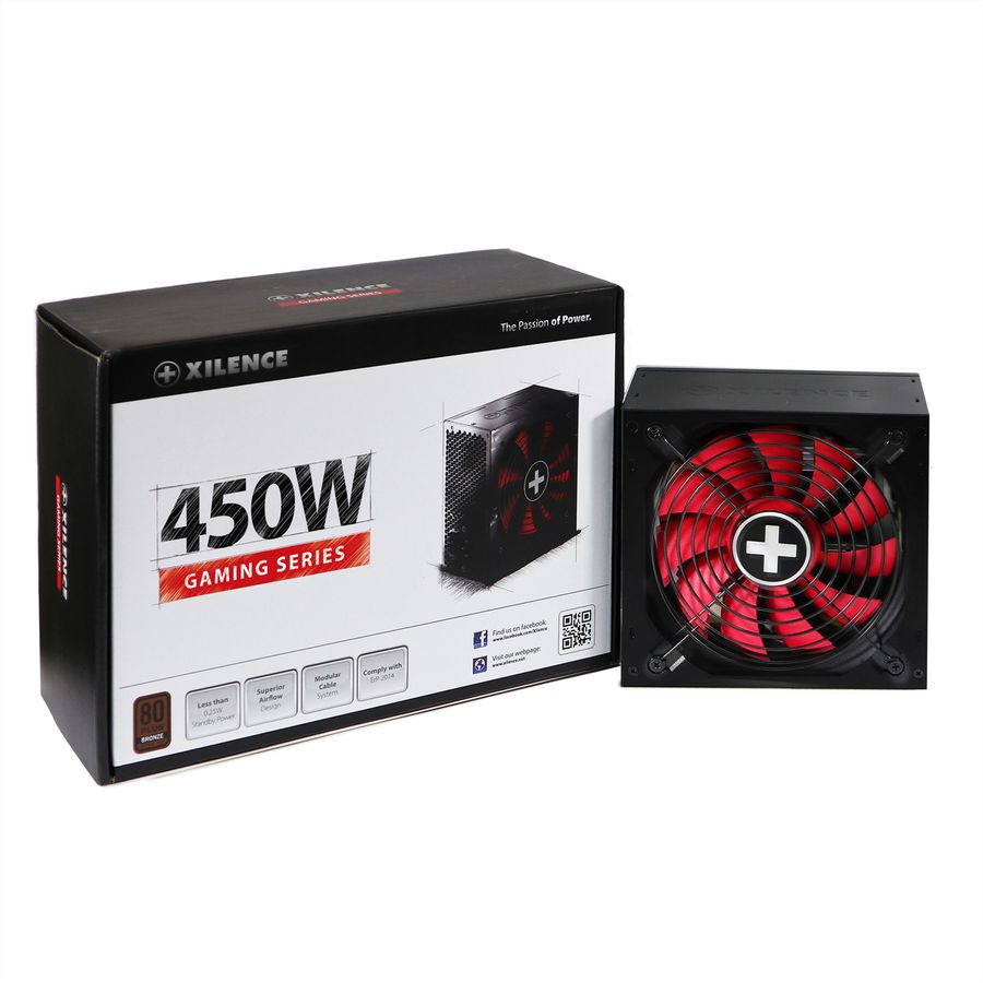 Xilence XP450R10 450W PC Power Supply, 80+ Bronze, Gaming, ATX