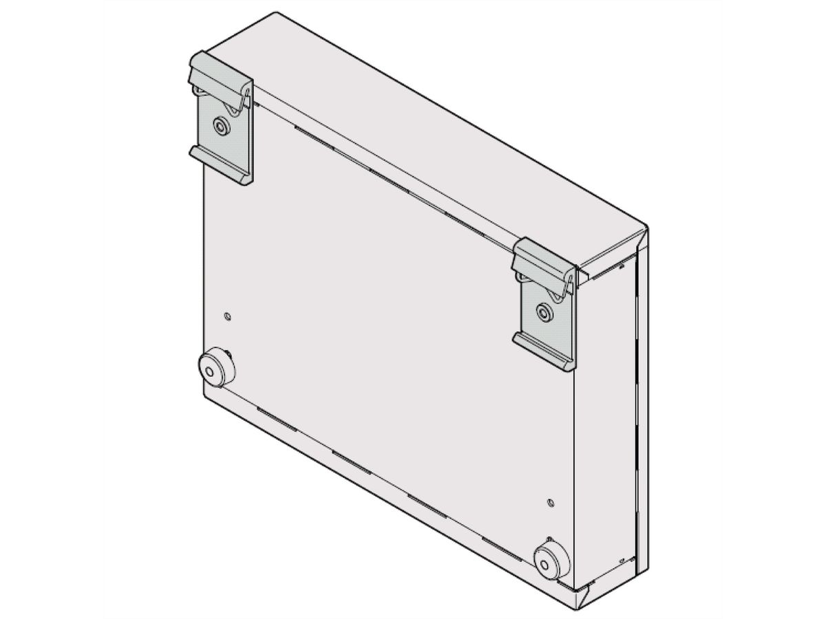 SCHROFF Interscale DIN rail adapter, korte versie