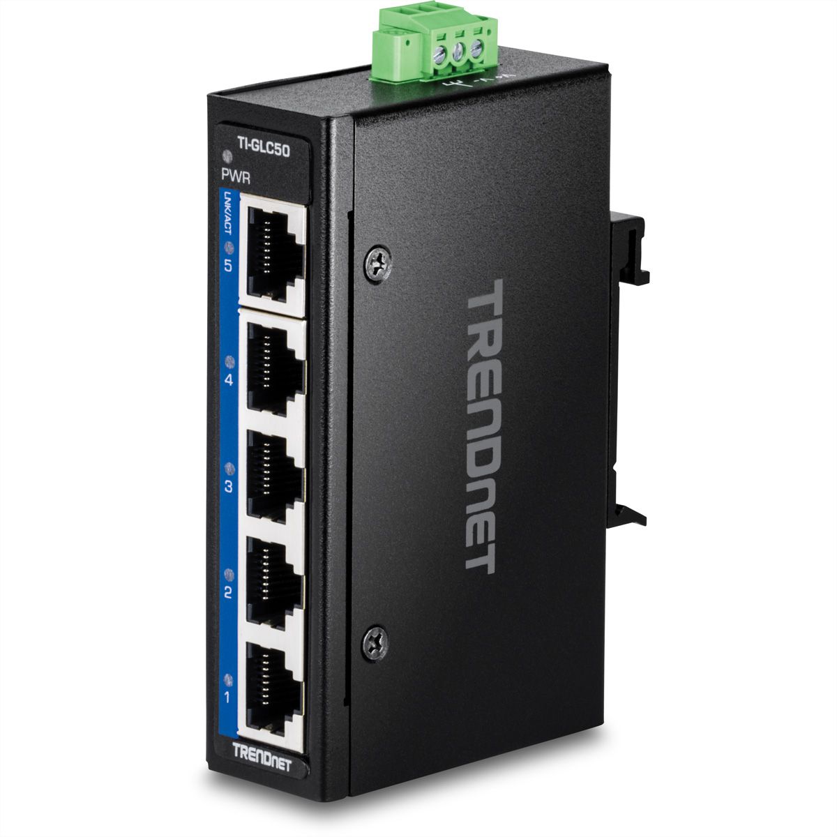 TRENDnet TI-GLC50 5-poorts Gigabit industriële DIN-rail Mini
