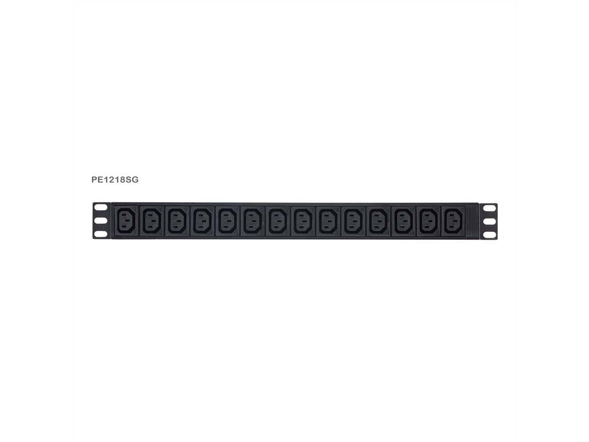 ATEN PE1218SG 1HE basis PDU met meetfunctie en overspanningsbeveiliging