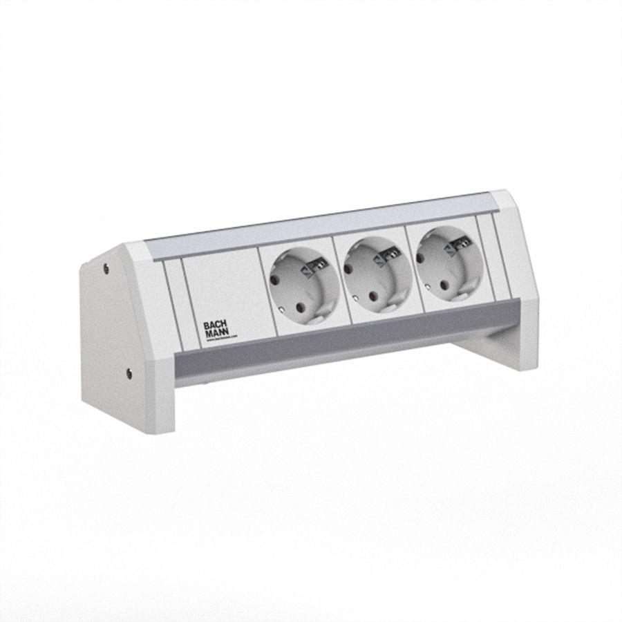 BACHMANN DESK 3xCEE7/3 GST18 RAL9010