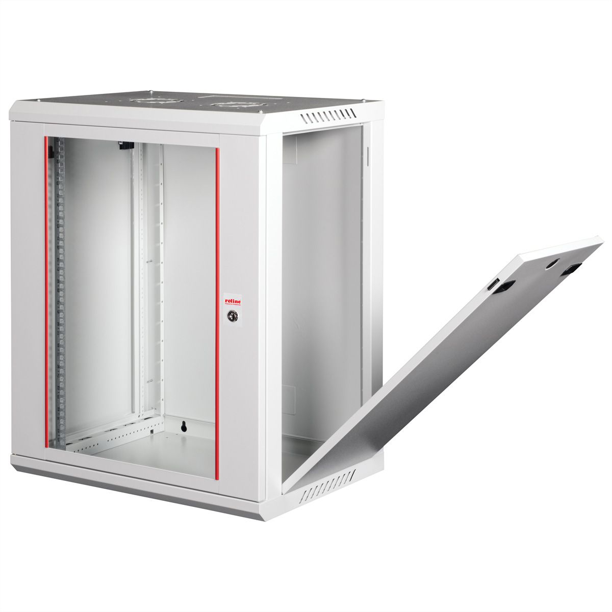 ROLINE 19-inch wandbehuizing Basic Plus 15U, 600x450 BxT grijs
