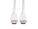 VALUE HDMI High Speed Cable met Ethernet M-M, wit, 1,5 m