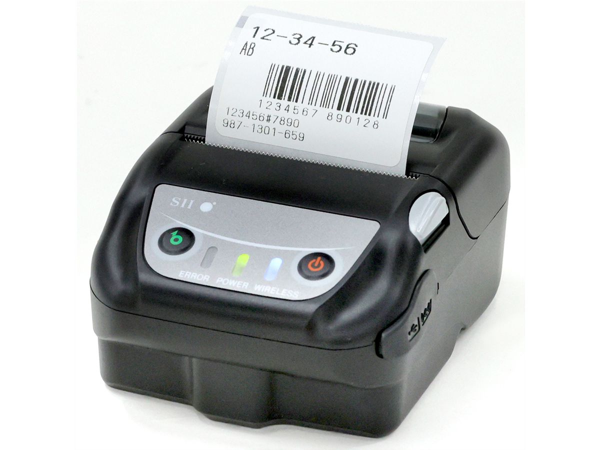 SEIKO MP-B21L mobiler Ettikettendrucker WLAN, USB