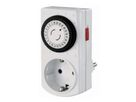 BACHMANN Mini Timer Mechanical 24h, White Smallest switching interval 30 minutes