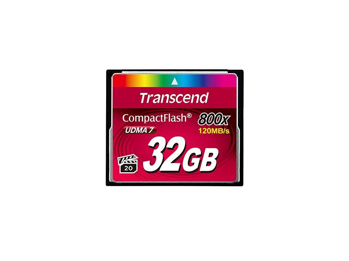 Transcend TS32GCF800 flashgeheugen 32 GB CompactFlash