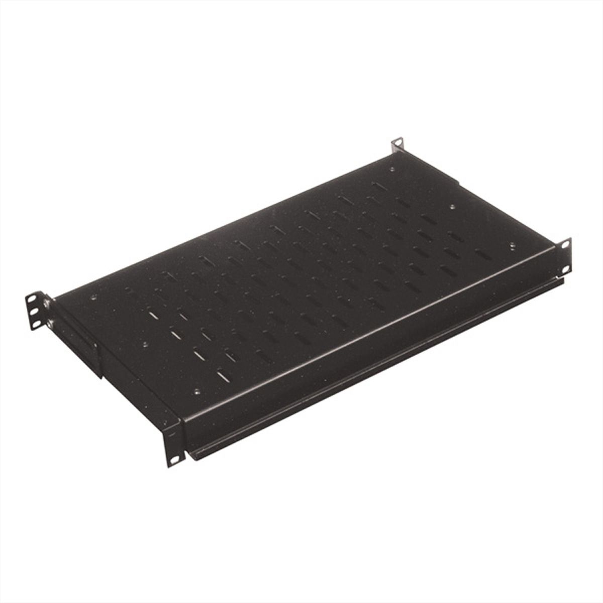 CONTEG 19"-Fachboden ausziehbar, 435 x 250 mm, 25kg