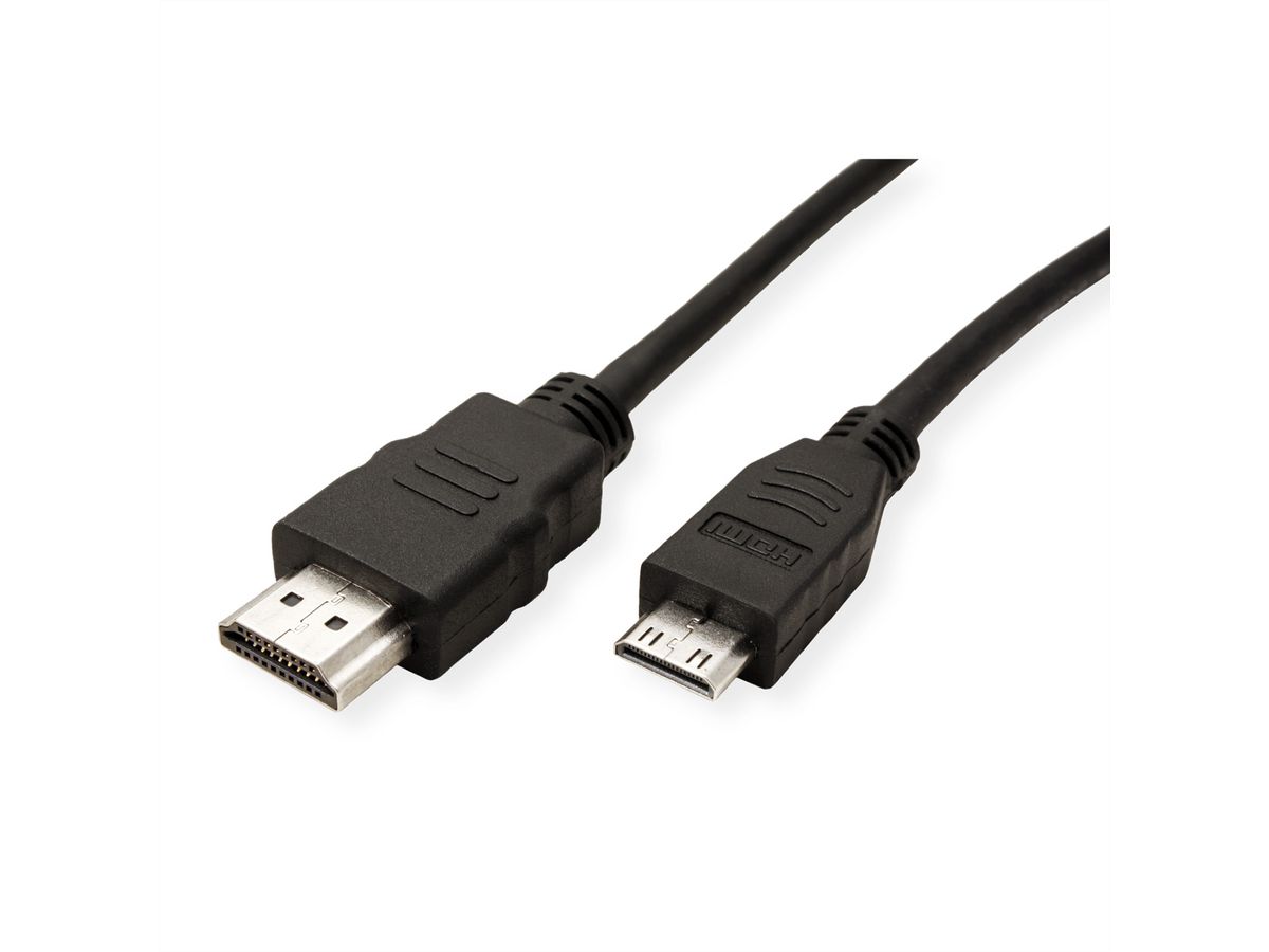 ROLINE GREEN HDMI High Speed Cable + Ethernet, A - C, M/M, 2 m