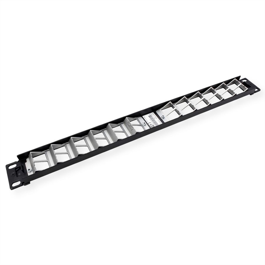 TRENDnet TC-KP24SA 24-Poorts Patch Panel , voor keystones, haaks 1HE
