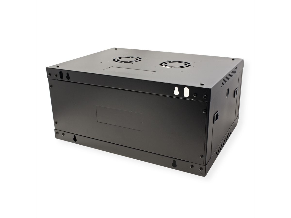 ROLINE 19" Wall Cabinet Basic Plus 4U, 600x450 BxT black
