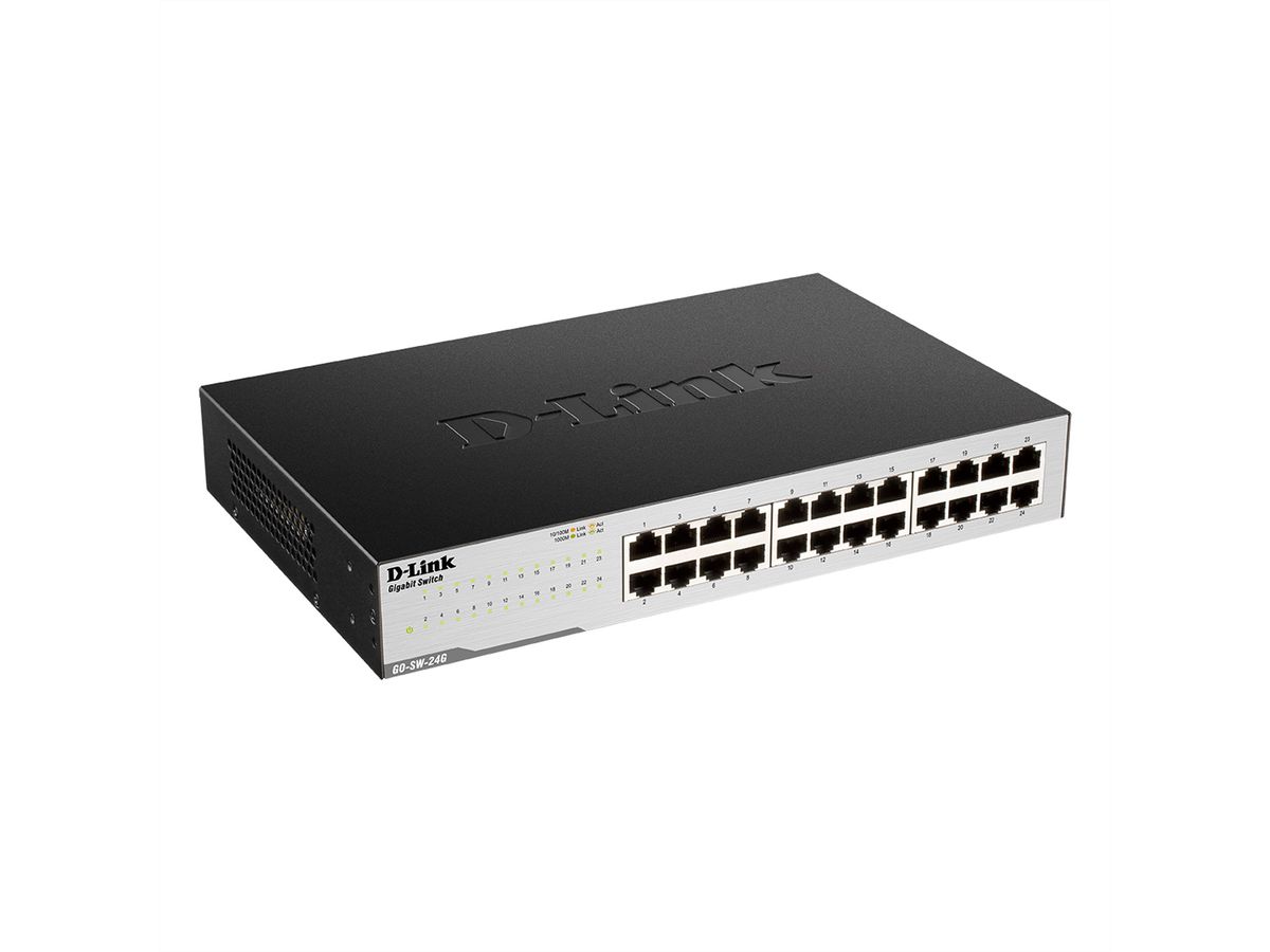 D-Link GO-SW-24G/E Switch 24-poorts Gigabit Easy Desktop