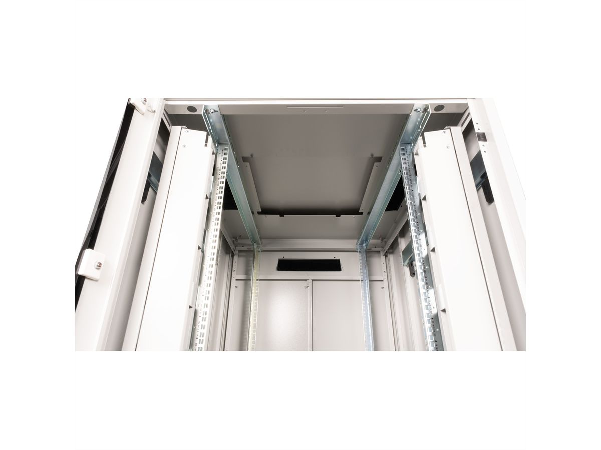ROLINE 19-inch netwerkkast Pro 26 U, 800x1000 BxD Glazen deur grijs