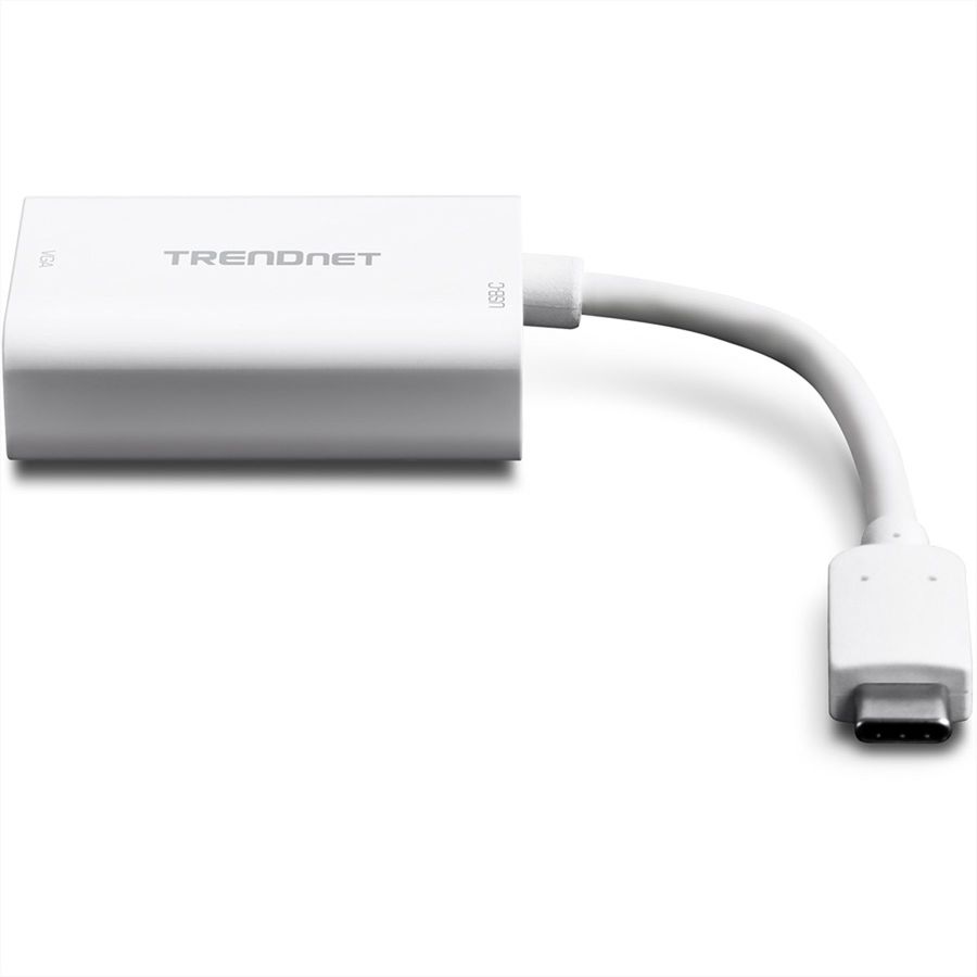 TRENDnet TUC-VGA2 USB-C VGA Wit kabeladapter/verloopstukje