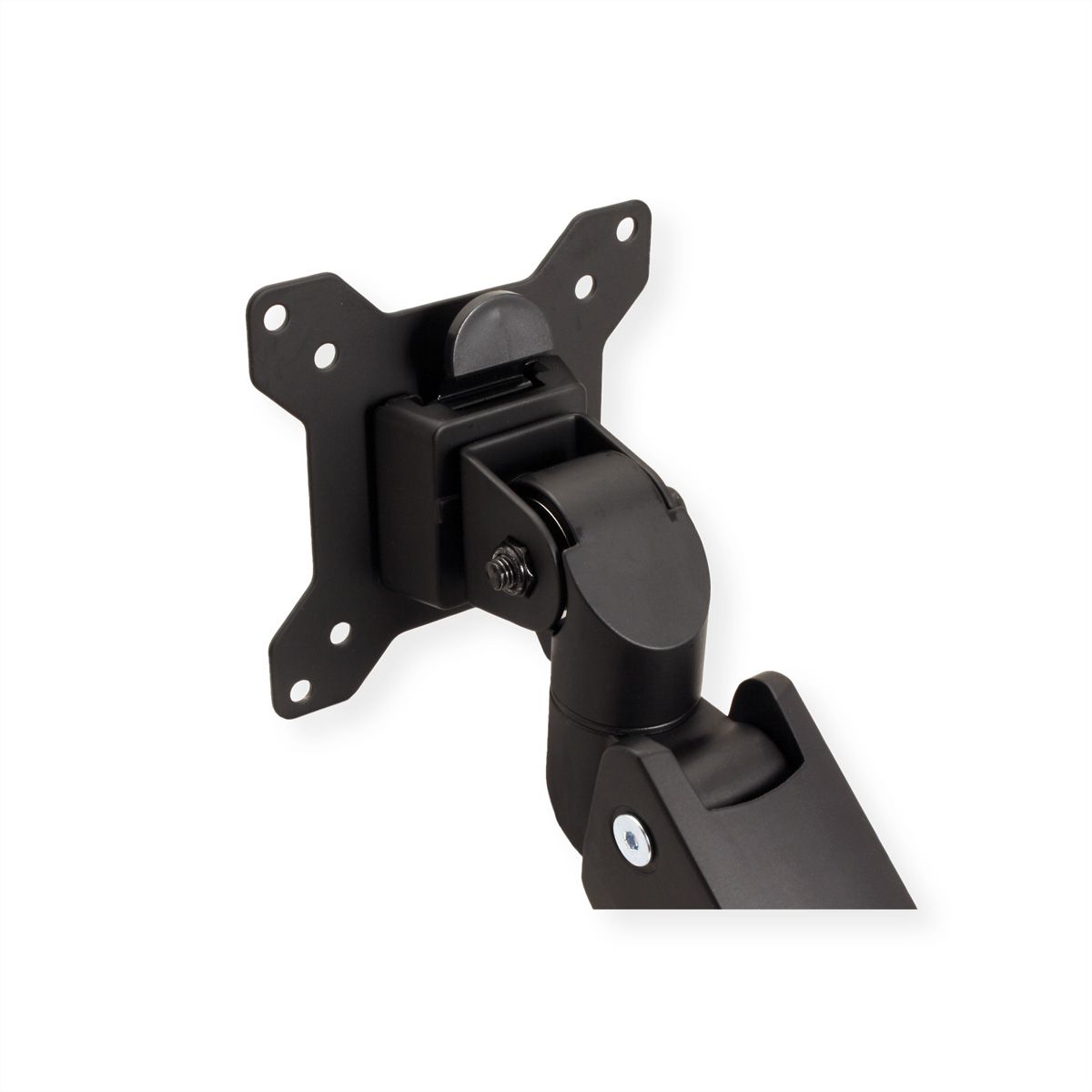 ROLINE Dual LCD Monitor Stand Pneumatic, Desk Clamp, Pivot, 5 Joints, max. 15 kg, up to 35"