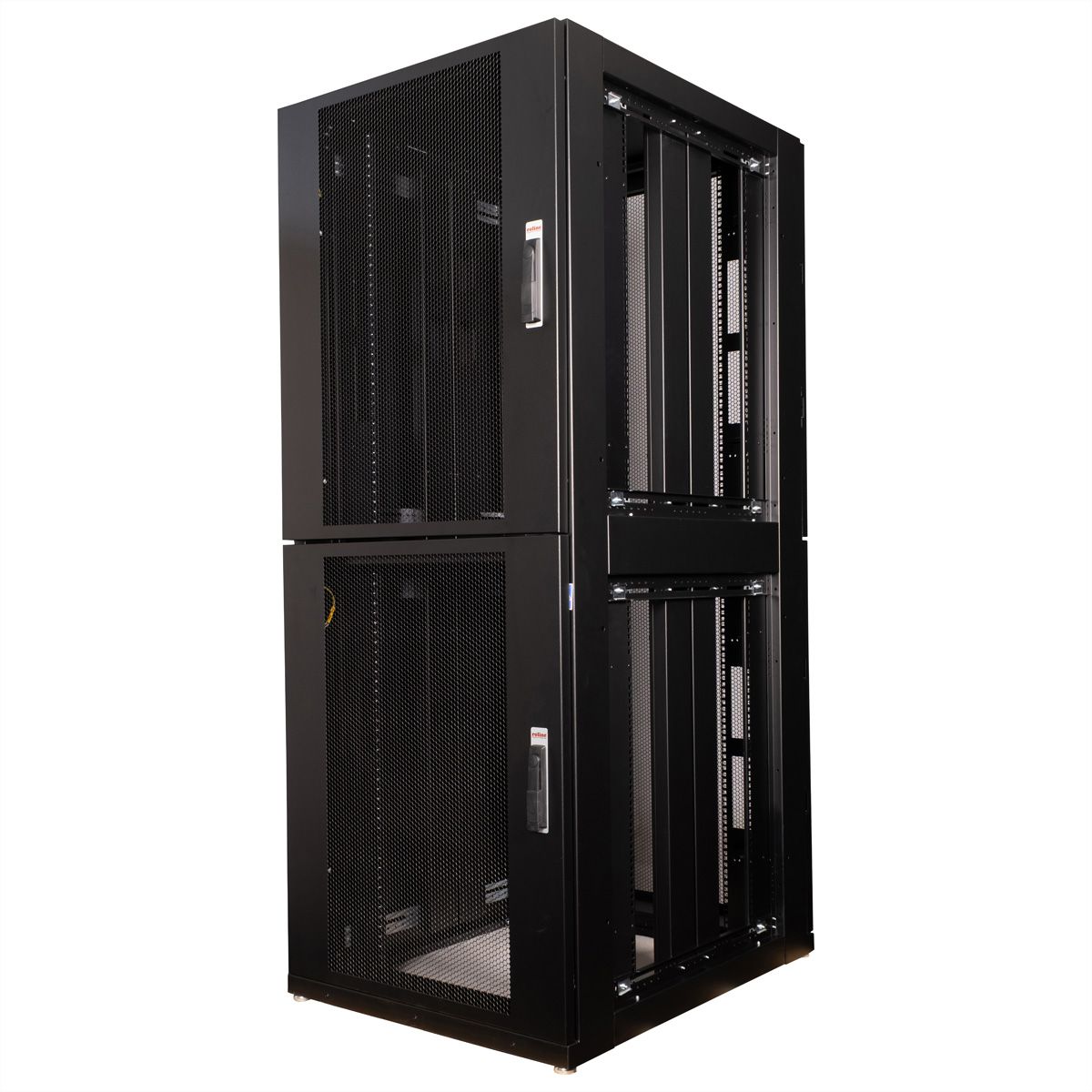 ROLINE colocation-kast 42HE 800x1000 mm, 2 compartimenten, zwart
