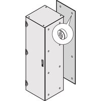 SCHROFF Varistar IP 55 achterwand, schroefbevestiging, RAL 7021, 1200H 800W