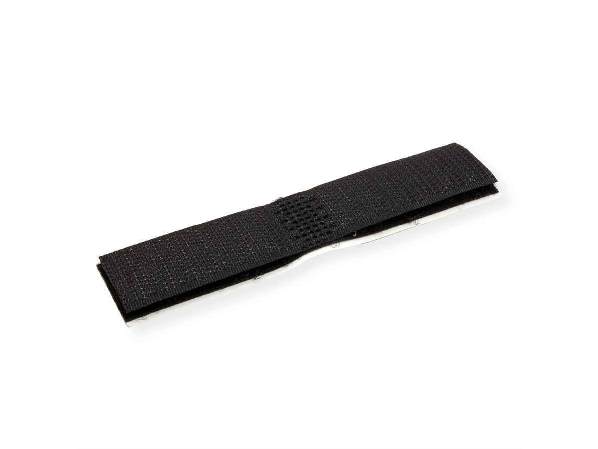VELCRO® ONE-WRAP® platte kabelwikkel zwart, dubbel, 20 x 100 mm