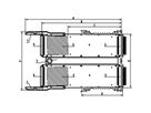 SCHROFF Test Adaptors for VMEbus, P2, 3 U, 160 mm