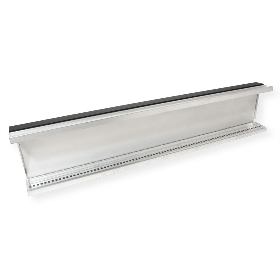 SCHROFF RatiopacPRO EMC Frontplaat, gegroefd, afgeschermd, 2 HE, 84 PK, 2,5 mm, Al, geanodiseerd voor, geleidend achter