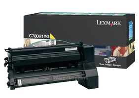 Lexmark C78x, X782e 10K gele retourprogr. printcartr.