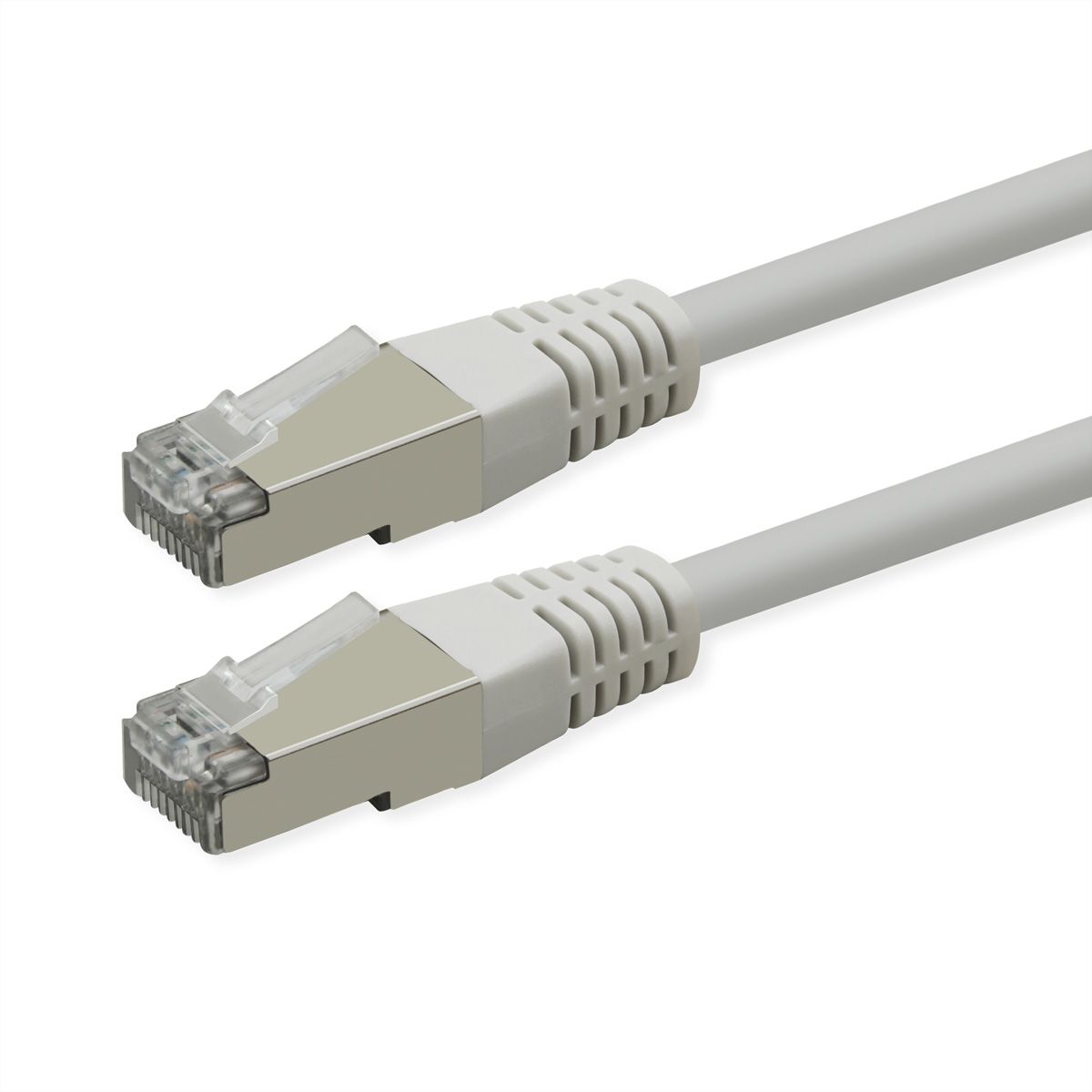 ROLINE patchkabel Cat.6 (klasse E), PoE, S/FTP (PiMF), wit, 2 m