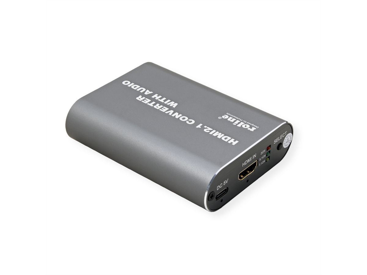 ROLINE HDMI 8K Audio Extractor, LPCM 7.1