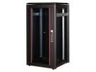 ROLINE 19-inch netwerkkast Pro 22 U, 600x600 BxD Glazen deur zwart