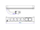 BACHMANN POWER FRAME Large 4x earthing contact 2x ABD