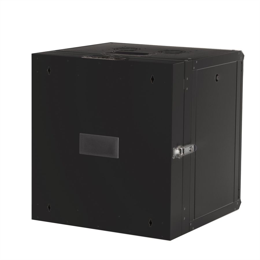 ROLINE 19-inch wall-mounted housing Pro 12 U, 600x600 WxD two-piece swivelling black