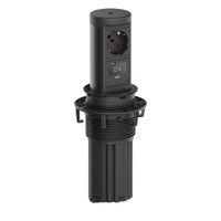 BACHMANN ELEVATOR2 1xP40 1xUSB C, Wireless Charger 15W RAL9005 2.0 m AEH