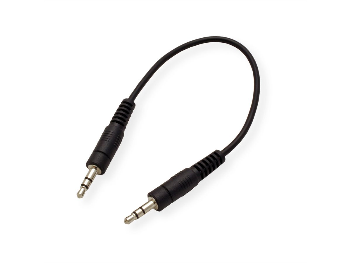 ROLINE 3,5mm jack audiokabel M/M, 0,2 m