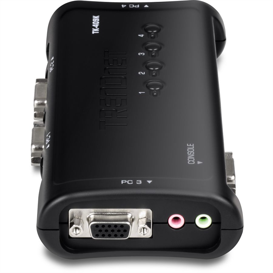 TRENDnet TK-409K KVM-switch 4-poorts USB-kit met audio