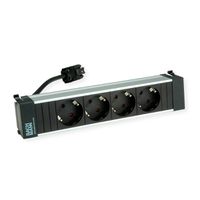 BACHMANN POWER FRAME 4xCEE7/3 ALU 0.20m 3G1.5mm² sw GST18