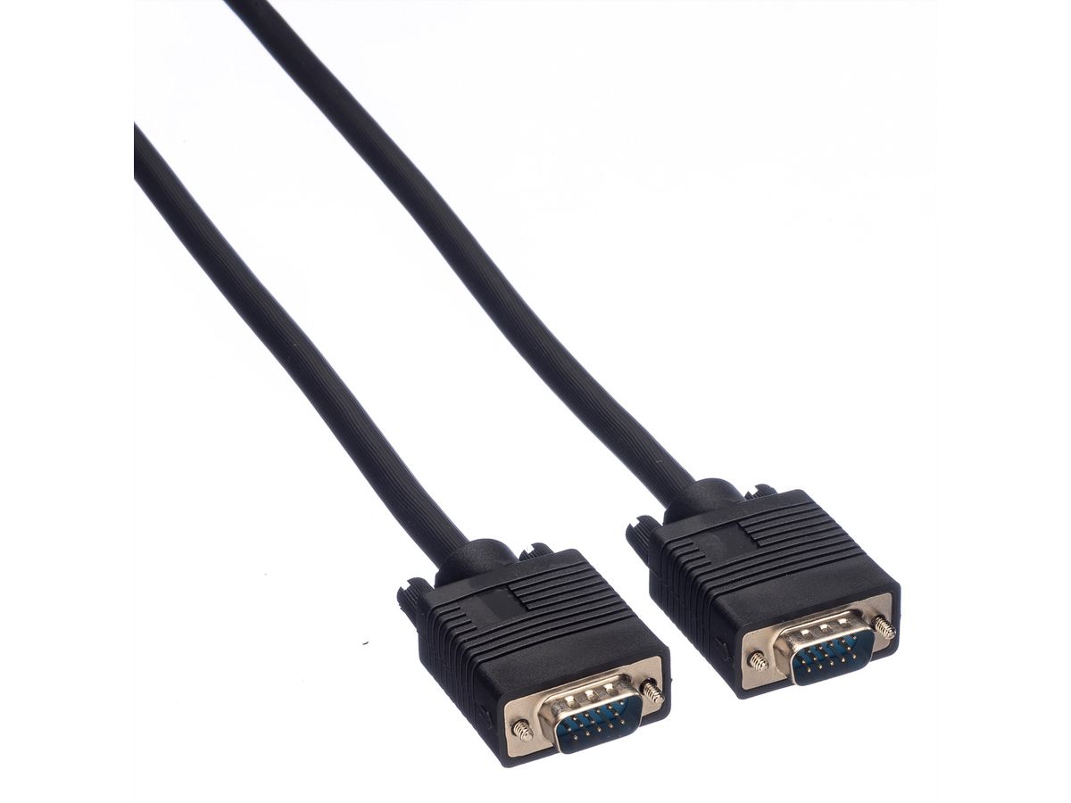 ROLINE SVGA Cable, HD15, M/M, 15 m