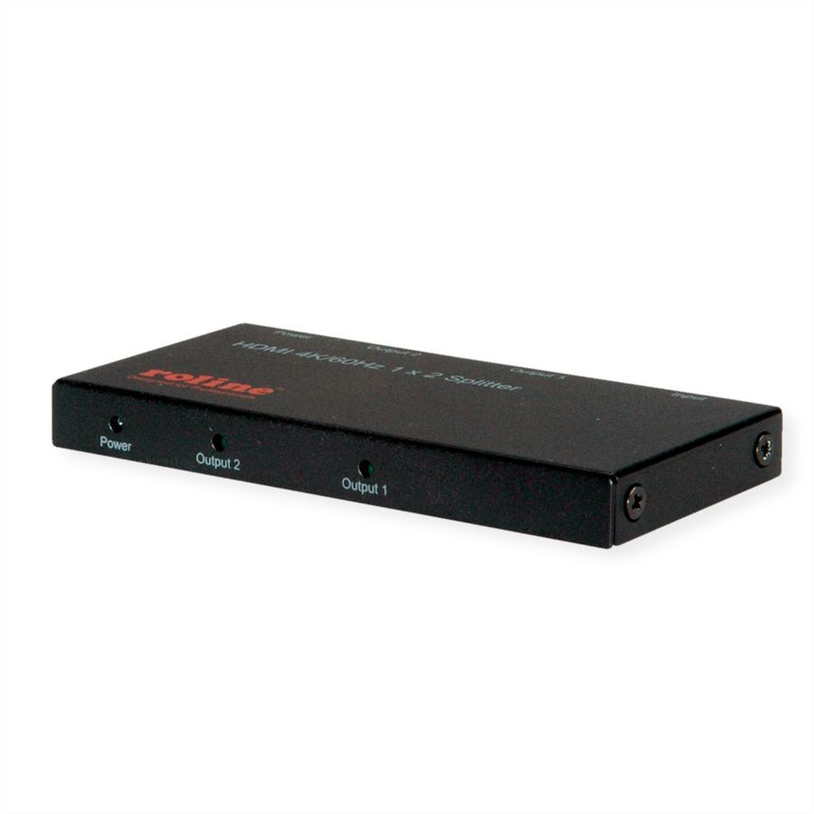 ROLINE HDMI Splitter, Ultra Slim, 2-way