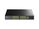 CUDY FS1018PS1 16-Port 10/100M PoE+ Switch 2 Gigabit Uplink 1 SFP Port 200W