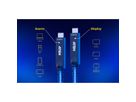 ATEN UE3415F aktives optisches Ultra HD-Kabel mit USB-C, schwarz, 15 m